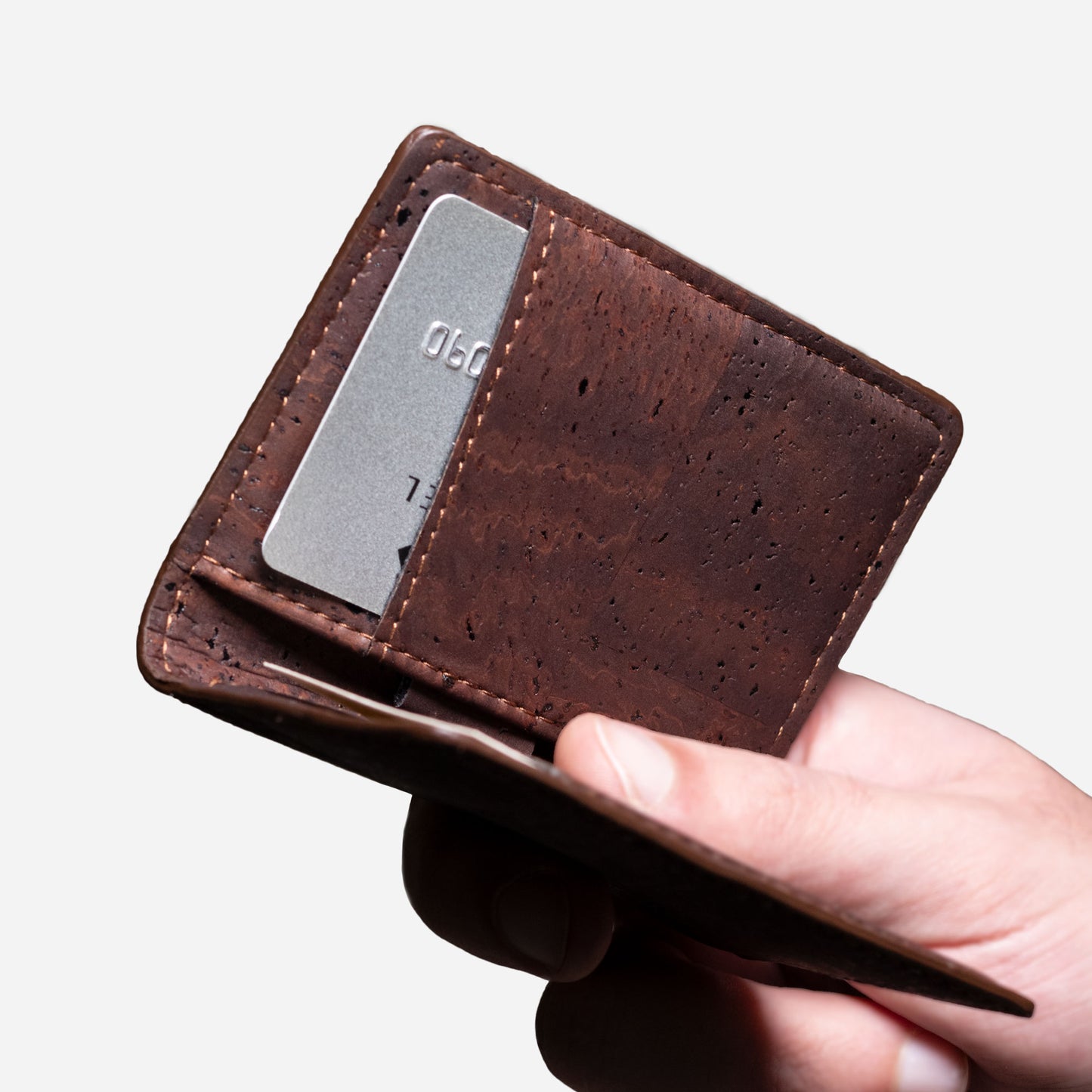 Corkor - Cork Minimalist Wallet - Brown