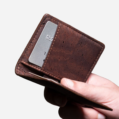 Corkor - Cork Minimalist Wallet - Brown