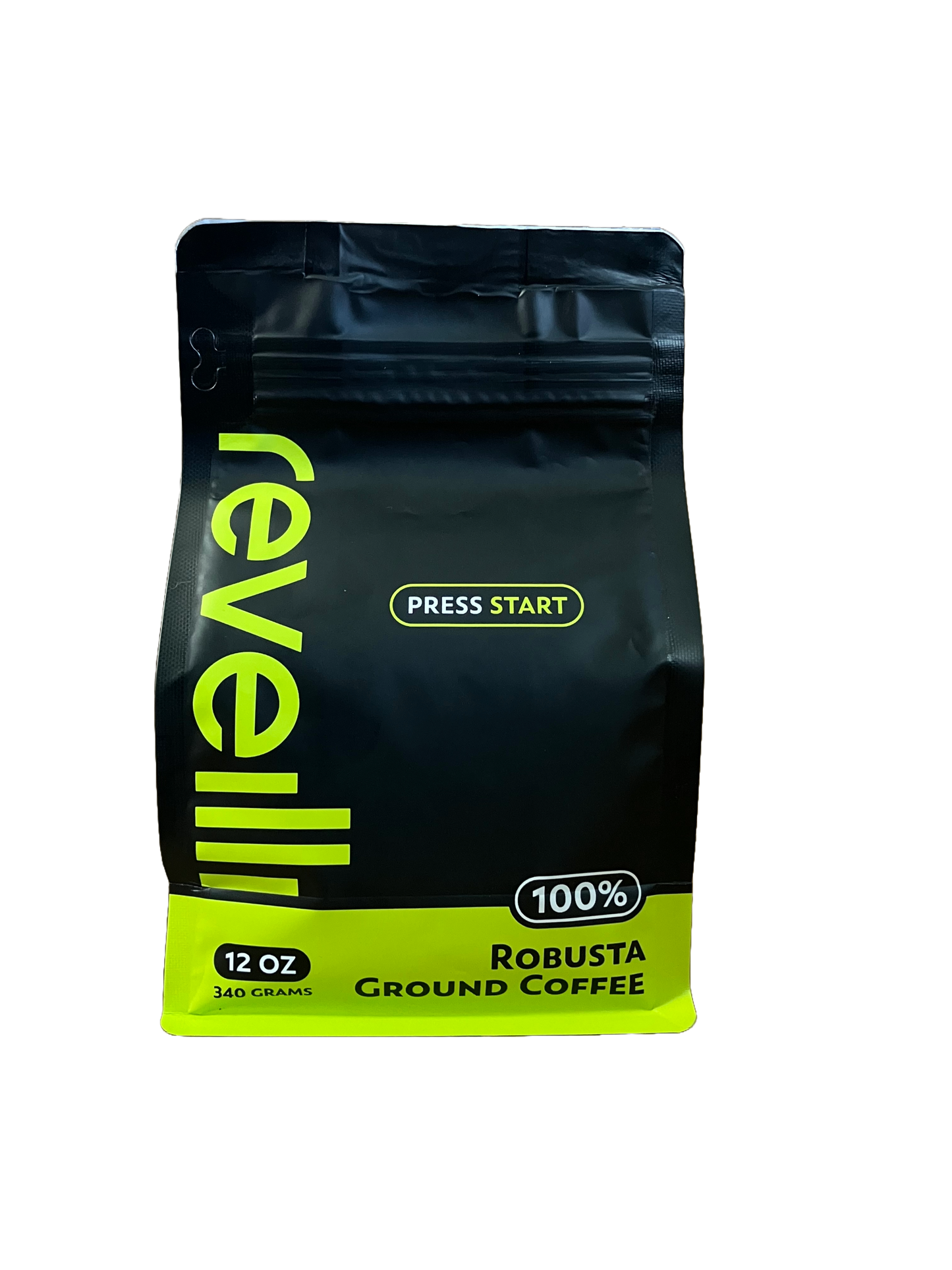 12 Ounce Bag of reveilli Robusta Ground Coffee