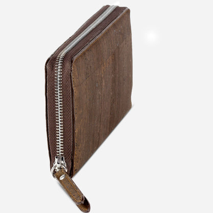 Corkor - Long Accordion Wallet Made from Cork - Brown