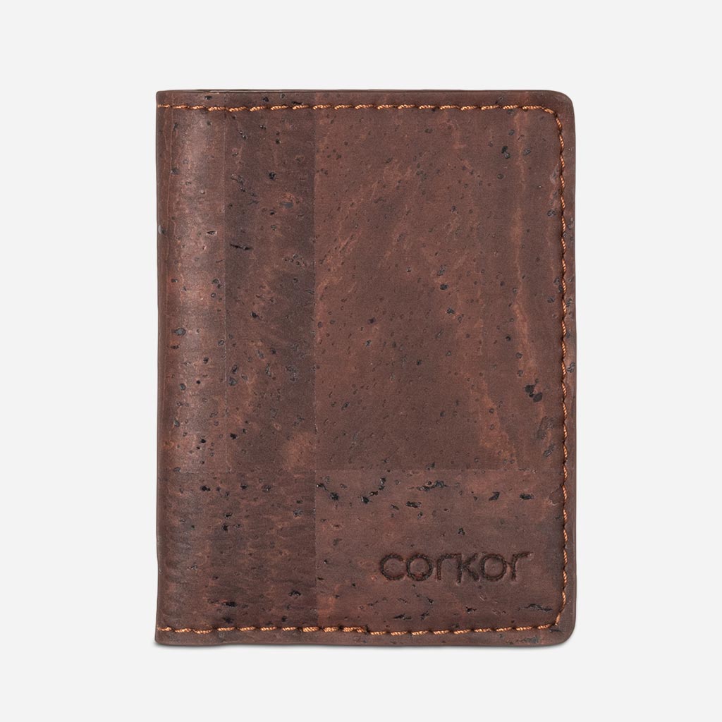 Corkor - Cork Minimalist Wallet - Brown