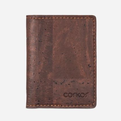 Corkor - Cork Minimalist Wallet - Brown