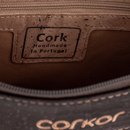 Corkor Cork Crossbody Bag Light / Dark Brown