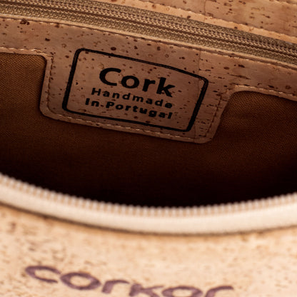 Corkor Cork Crossbody Bag - Light Brown